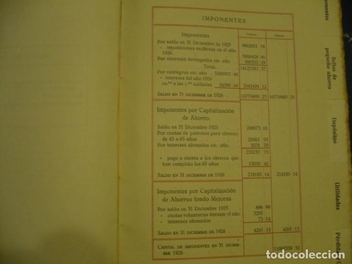 Documentos bancarios: BALANCE GENERAL EJERCICIO 1926 CAJA DE AHORROS DE TARRASA - Foto 6
