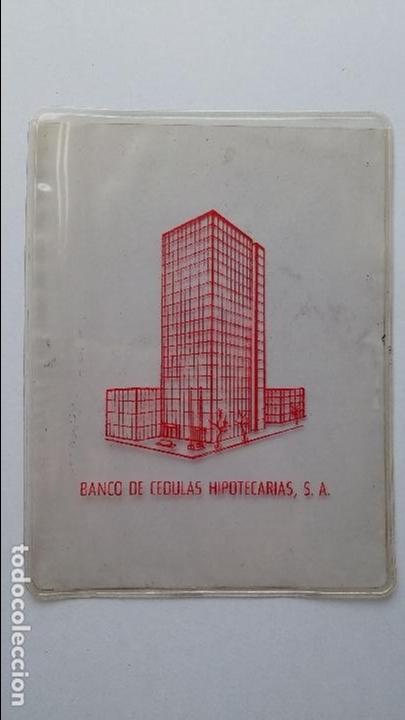 Documentos bancarios: Funda de plastico de libreta de banco de celulas hipotecarias, s. a. - Foto 1