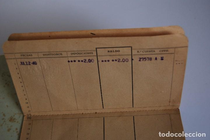 Documentos bancarios: LIBRETA MONTE DE PIEDAD Y CAJA DE AHORROS - SANTANDER - 1940 - Foto 4
