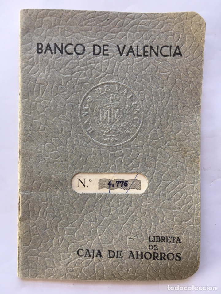Documentos bancarios: Banco de Valencia &rdquo;libreta de Ahorros&rdquo; (a.1964) - Foto 1