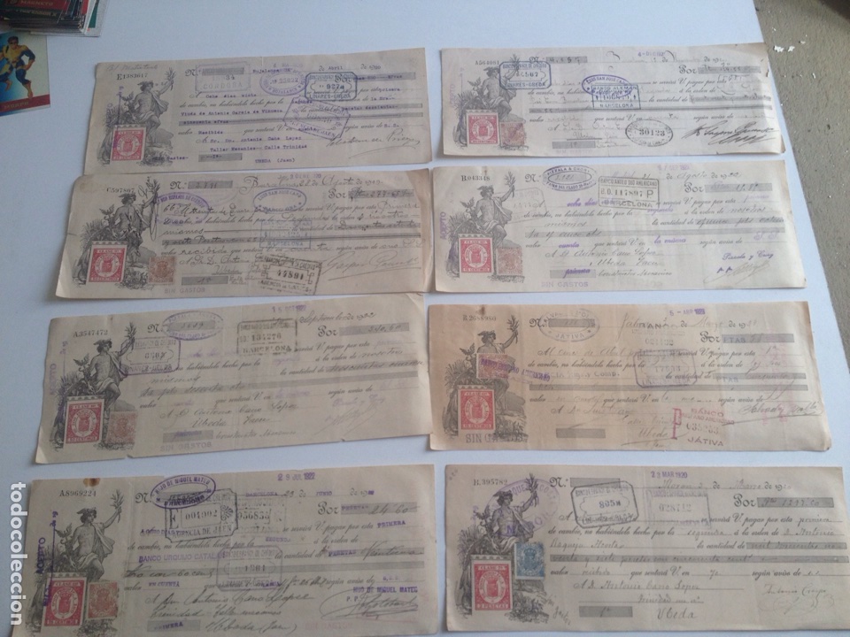 Documentos bancarios: Lote letras de cambio Ubeda Ja&eacute;n - Foto 1