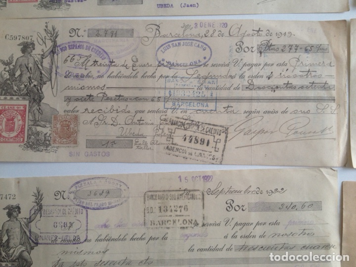 Documentos bancarios: Lote letras de cambio Ubeda Ja&eacute;n - Foto 4