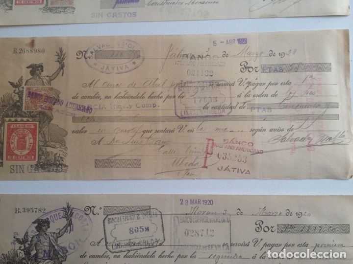 Documentos bancarios: Lote letras de cambio Ubeda Ja&eacute;n - Foto 7