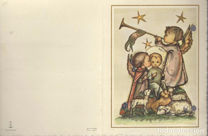 Documentos bancarios: felicitacion de navidad 1956 - Foto 1