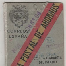 Documentos bancarios: CORREOS ESPAÑA. CAJA POSTAL DE AHORROS. CARTILLA 