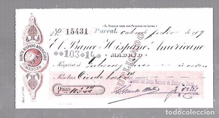 Documentos bancarios: PAGARE. BANCO HISPANO AMERICANO, MADRID. 1909 - Foto 1
