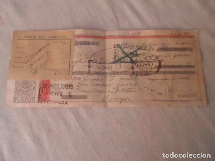 Documentos bancarios: TALON CHEQUE PAGARE CON SELLO IMPUESTO - Foto 2