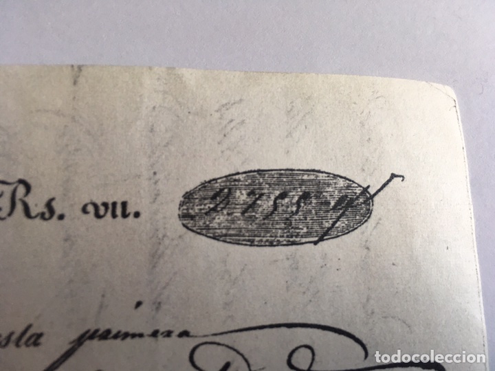 Documentos bancarios: Letra de cambio Valladolid 1844 - Foto 3