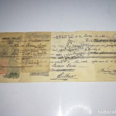 Documentos bancarios: LETRA DE CAMBIO BANCO HISPANO AMERICANO MANRESA. 15 ENERO 1932.. Lote 106667879