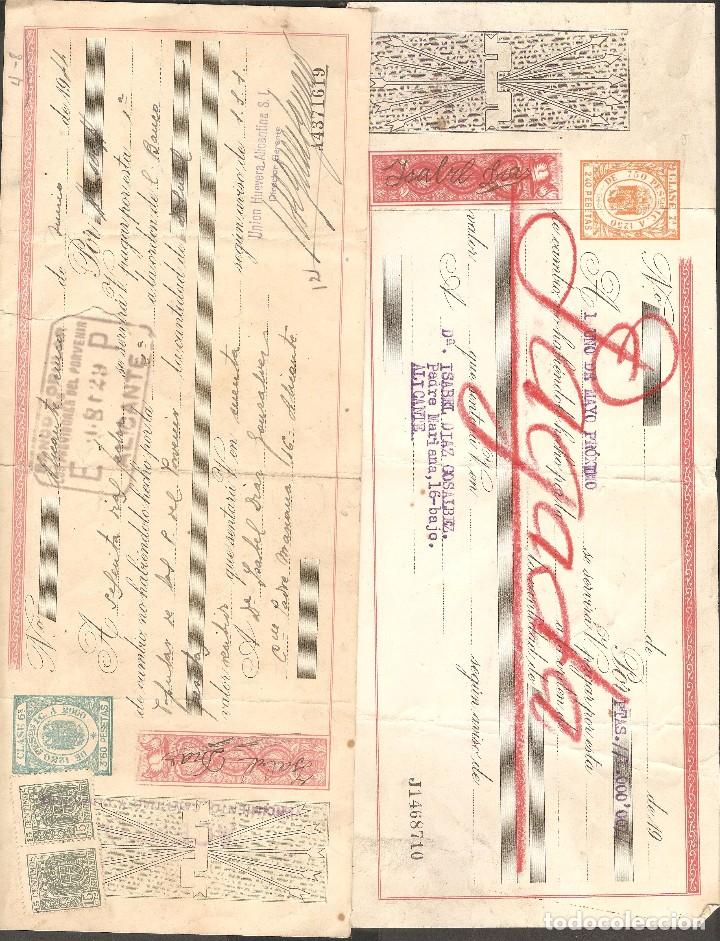 Documentos bancarios: LOTE DOS LETRAS DE CAMBIO 1957 Y 1956 . - Foto 1