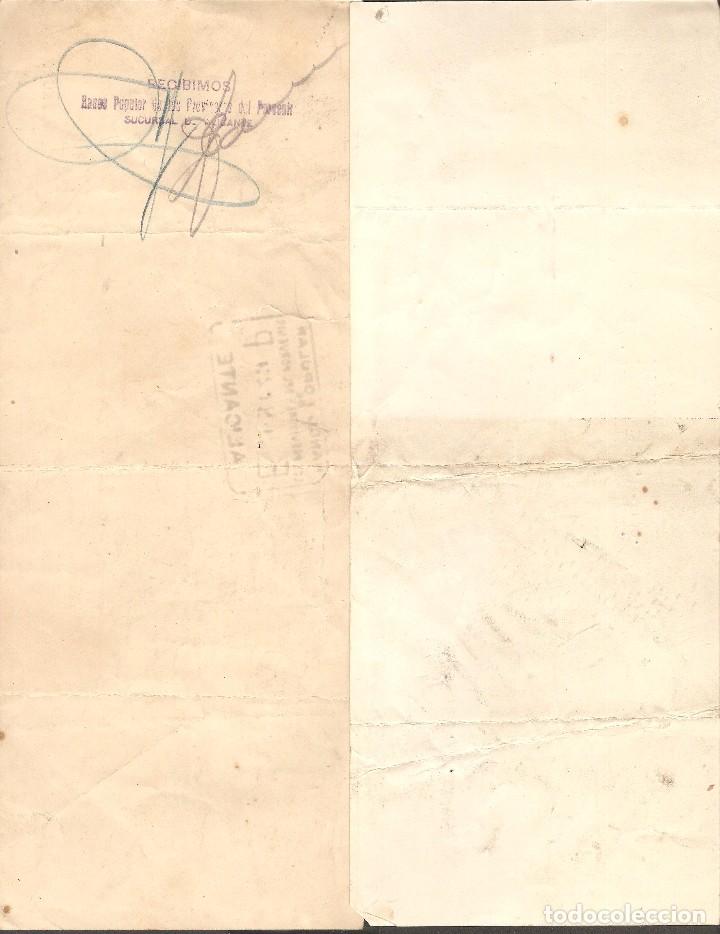 Documentos bancarios: LOTE DOS LETRAS DE CAMBIO 1957 Y 1956 . - Foto 2