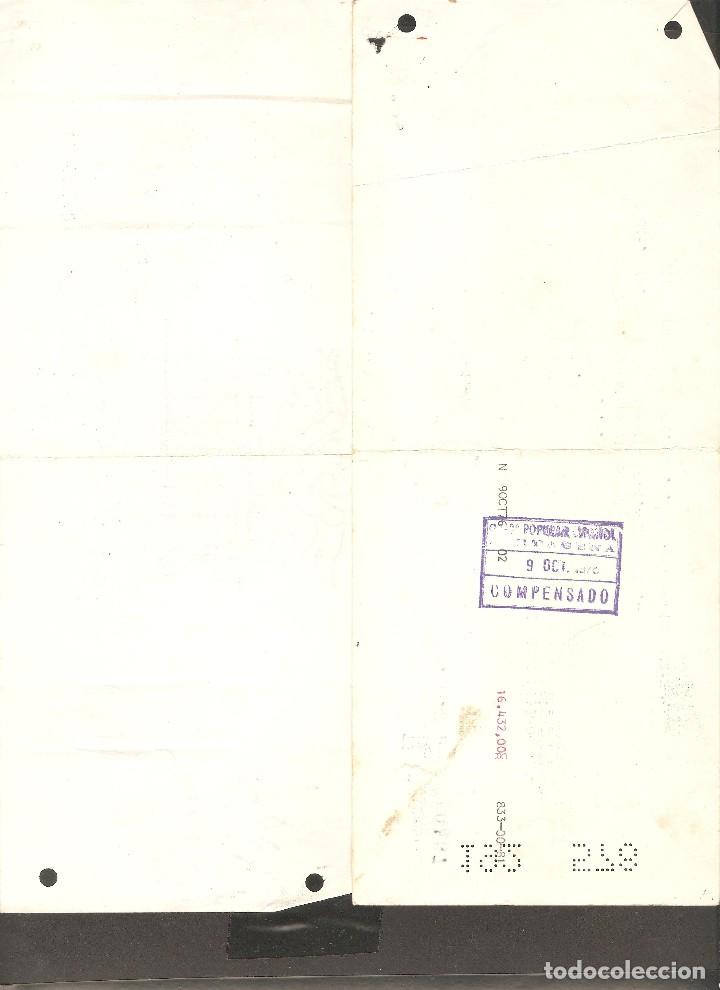 Documentos bancarios: LOTE DOS LETRAS DE CAMBIO 1976 . - Foto 2