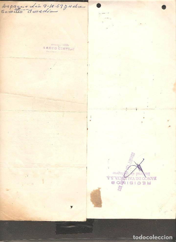 Documentos bancarios: LOTE DOS LETRAS DE CAMBIO 1973 Y 1969 . - Foto 2