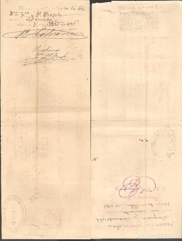 Documentos bancarios: LOTE DOS LETRAS DE CAMBIO 1896 . - Foto 2