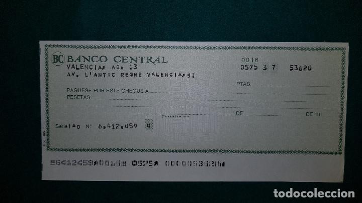 Documentos bancarios: TALON BANCO CENTRAL - Foto 1