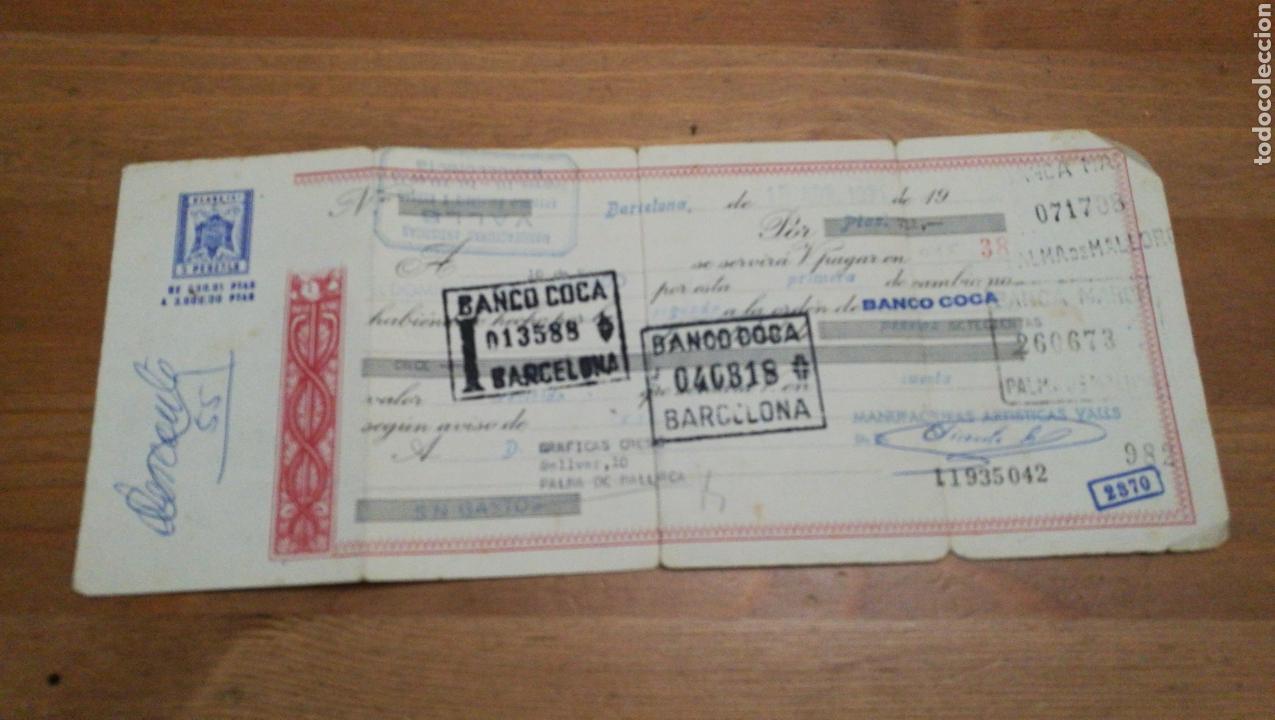 Documentos bancarios: Pagare Banco Coca, de Barcelona 1971 - Foto 1