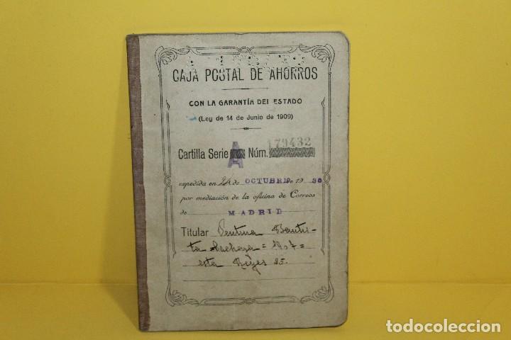 Documentos bancarios: CAJA POSTAL DE AHORROS - A&Ntilde;O 1935 - Foto 1