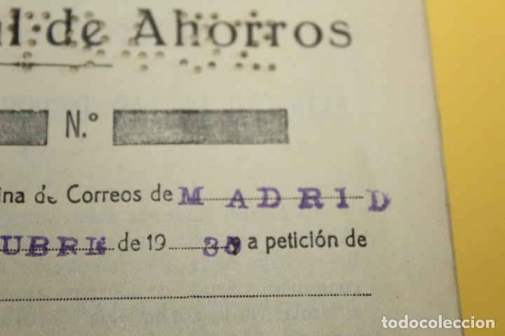 Documentos bancarios: CAJA POSTAL DE AHORROS - A&Ntilde;O 1935 - Foto 4