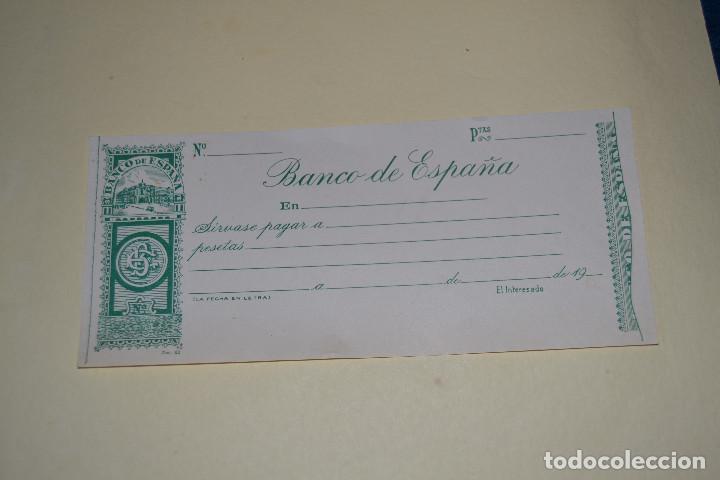 Documentos bancarios: CHEQUE DEL BANCO DE ESPA&Ntilde;A SIN USAR - Foto 1