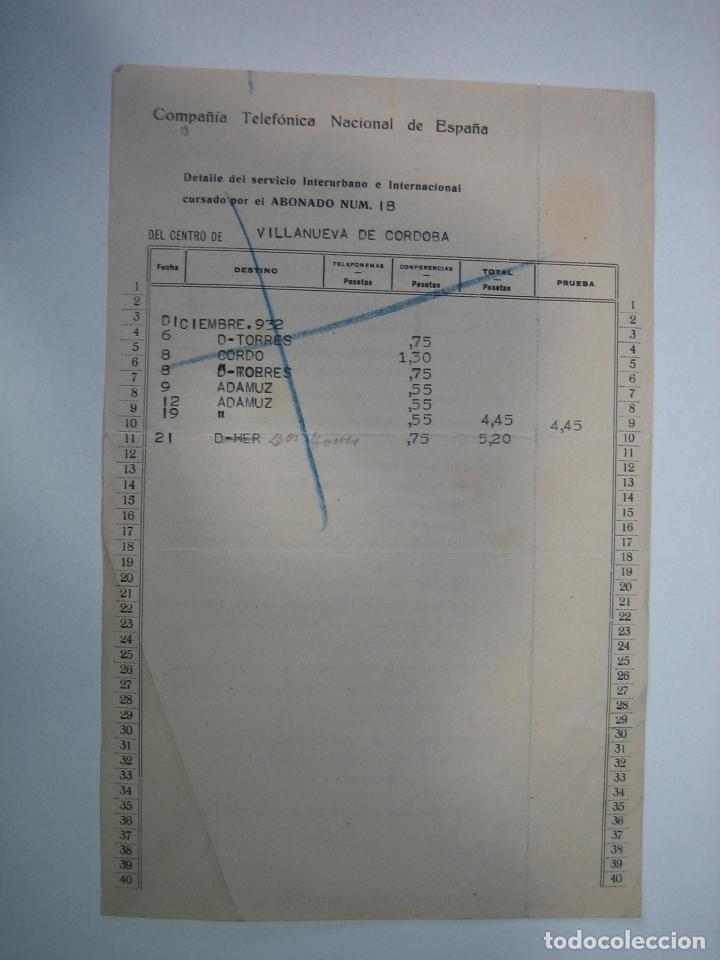 Documentos bancarios: 1. Antiguo documento de telef&oacute;nica - Foto 2