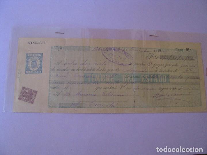 Documentos bancarios: LETRA DE CAMBIO. UBEDA, CAZORLA. 1900. - Foto 1