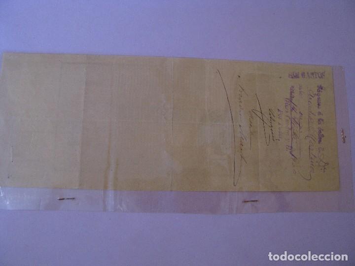 Documentos bancarios: LETRA DE CAMBIO. UBEDA, CAZORLA. 1900. - Foto 2
