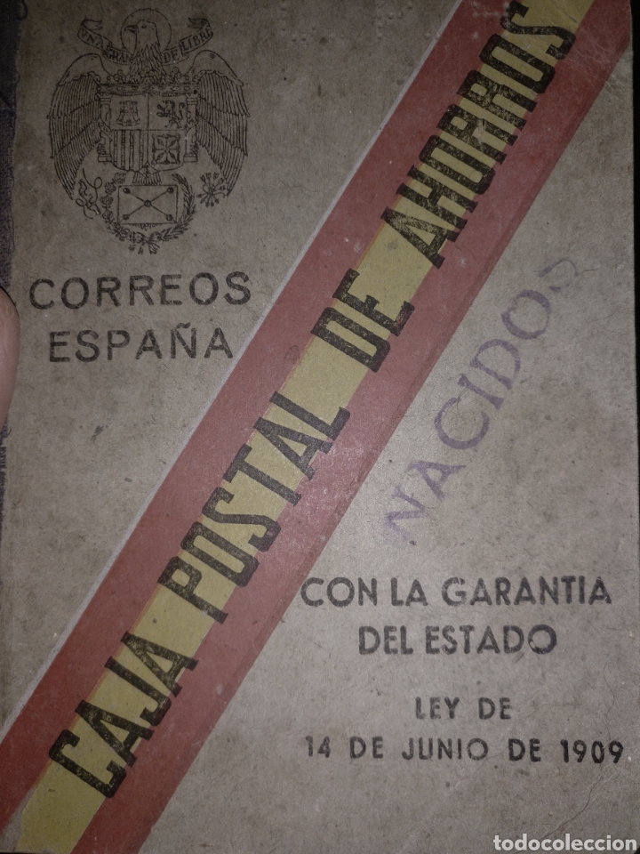 Documentos bancarios: Cartillas de ahorro, a&ntilde;os 30 - Foto 2