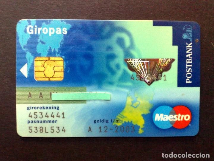 Documentos bancarios: TARJETA BANCARIA MAESTRO-GIROPAS-POSTCHEQUE DE POSTBANK. - Foto 1