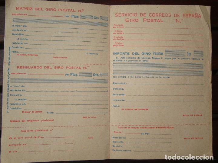 Documentos bancarios: GIRO POSTAL - Foto 2