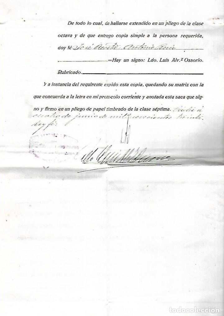 Documentos bancarios: CADIZ. 1930. PROTESTO DE LETRA DE CAMBIO. VER DOCUMENTOS - Foto 4