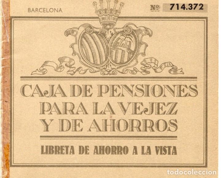 Documentos bancarios: libreta de ahorro Caja de pensiones a&ntilde;o 1962 - Foto 3