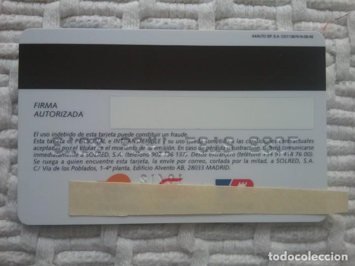 Documentos bancarios: Tarjeta solred - Foto 2