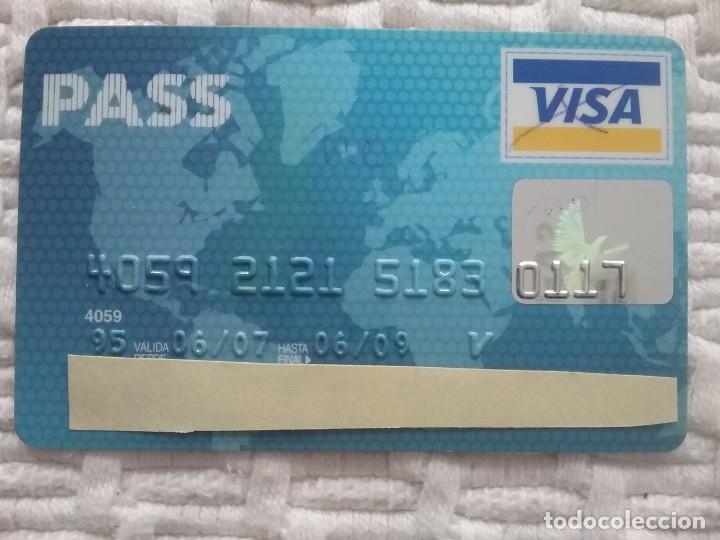 Documentos bancarios: Tarjeta visa pass Carrefour 2009 - Foto 2