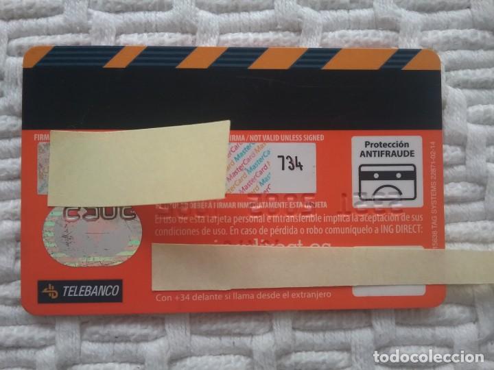 Documentos bancarios: Tarjeta mastrcard ING 2016 - Foto 1