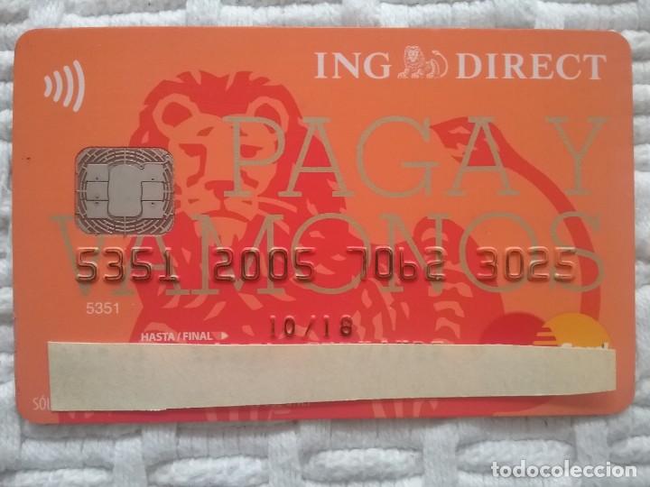 Documentos bancarios: Tarjeta mastrcard ING 2016 - Foto 2