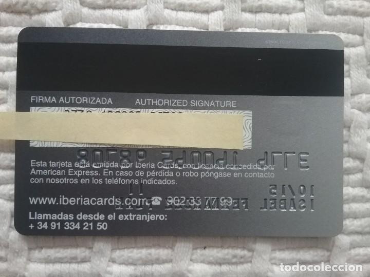 Documentos bancarios: Tarjeta american expr&eacute;s Iberia plus 2015 - Foto 2