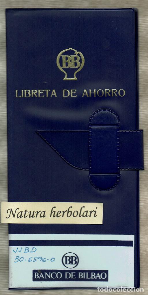 Documentos bancarios: Funda pl&aacute;stico Libreta de ahorro Banco de Bilbao - Foto 1