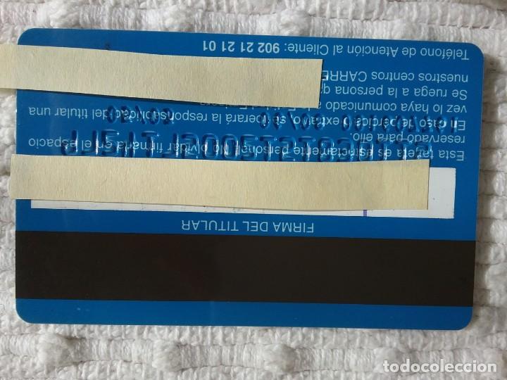 Documentos bancarios: Tarjeta Carrefour caducidad 2003 - Foto 2