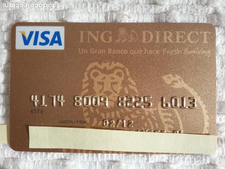 Documentos bancarios: Tarjeta Banco ING caducidad 2012 - Foto 1