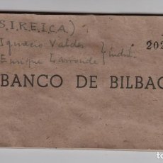 Documentos bancarios: TALONARIO BANCO DE BILBAO 19…. PARECE COMPLETO SON 11 SIN RELLENAR 