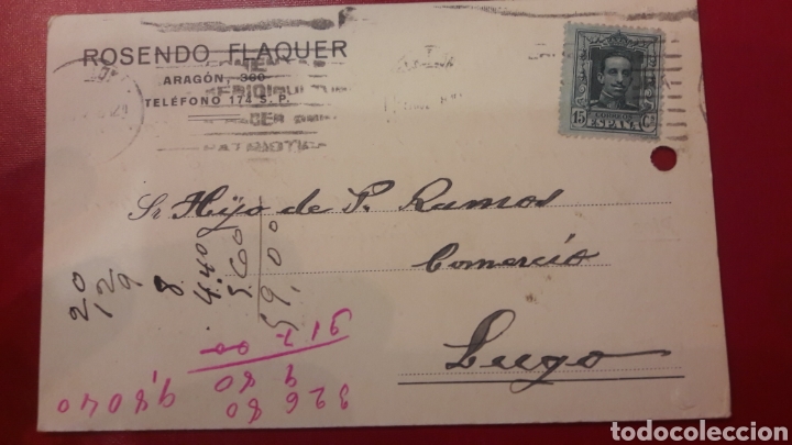 Documentos bancarios: 1928 Barcelona Rosendo Floquer - Foto 1