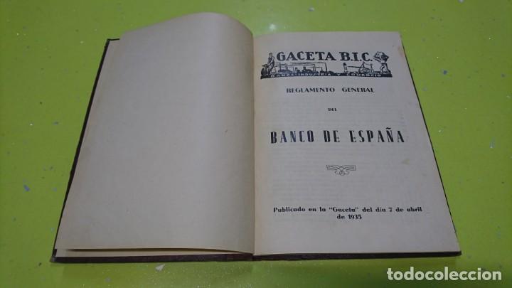 Documentos bancarios: REGLAMENTO GENERAL DEL BANCO DE ESPA&Ntilde;A, 1935 - Foto 1