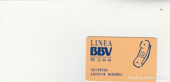 Documentos bancarios: TARJETA PLATIFICADA BANCO BBV LINEA BBV - Foto 1