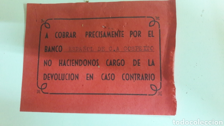 Documentos bancarios: Recibo Cospeito Banco Lugo - Foto 1
