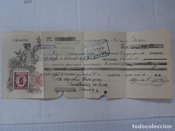 Documentos bancarios: Letra a&ntilde;o de 1921 - Foto 1