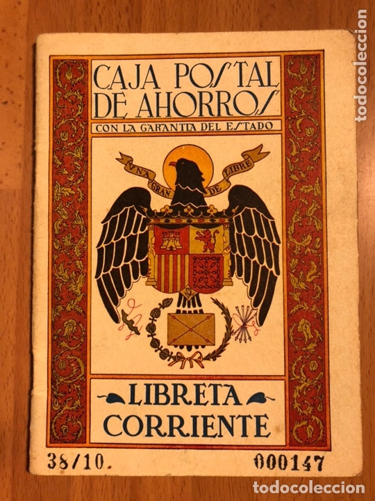 Documentos bancarios: Libreta corriente caja postal de ahorros 1959 - Foto 1