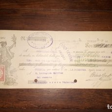 Documentos bancarios: PERLADO PAEZ Y CIA SUCESORES DE HERNANDO LETRA DE CAMBIO MADRID 1924. Lote 178391575