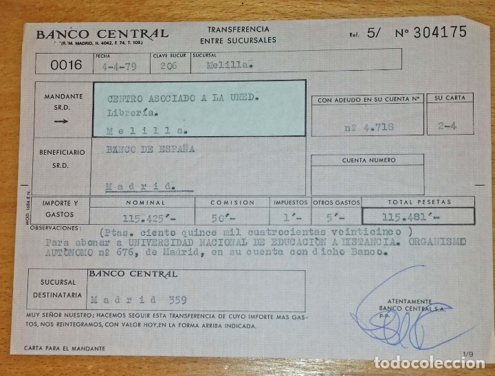 Documentos bancarios: LOTE 7 DOCUMENTOS BANCARIOS - Foto 3
