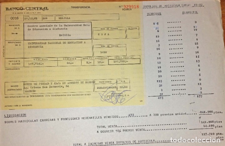 Documentos bancarios: LOTE 7 DOCUMENTOS BANCARIOS - Foto 5