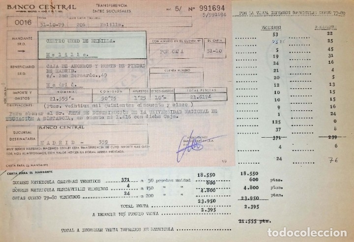 Documentos bancarios: LOTE 7 DOCUMENTOS BANCARIOS - Foto 6